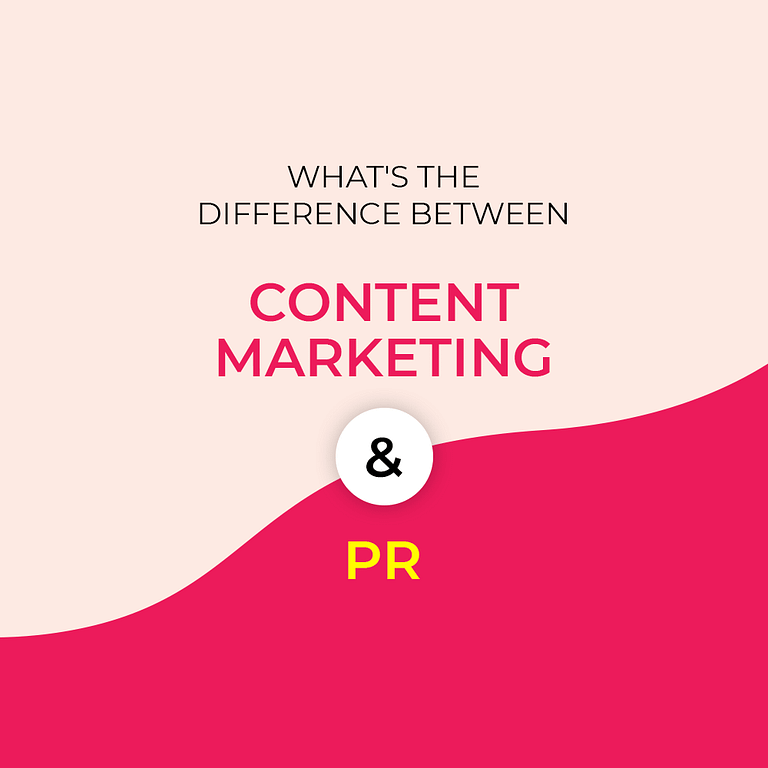 The Difference Between Content Marketing and PR